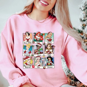 Disney Christmas Princess Squad Shirt, Disney Princess Christmas Shirt, Mickey Christmas Shirt, Christmas  Sweatshirt