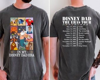 Comfort Colors® In My Disney Dad Era Back and Front shirt, Disney Dad Era shirt, Gift for Dad shirt, Disney world Disneyland trip Mens tee