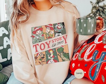 Retro Christmas Time Toy Story Shirt, Disney Christmas Family Trip Shirt, Christmas Group Shirt, Toy Story Christmas Shirt, Christmas Gift