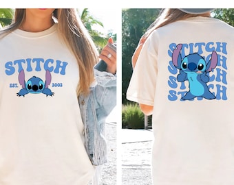 Comfort Colors® Disney Stitch Est. 2002 Shirt, Stitch T Shirt, Cute Stitch Shirt, Disney Shirt, Stitch Snacks Shirt, Stitch Disneyland Shirt