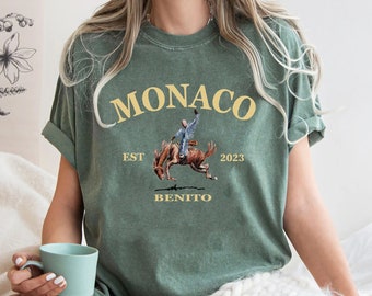 Comfort Colors® Retro Monaco Shirt, Nadie Sabe lo que va pasar manana Shirt, Benito Shirt, Cadeau voor Fan, Bunny Shirt, Muziek Shirt