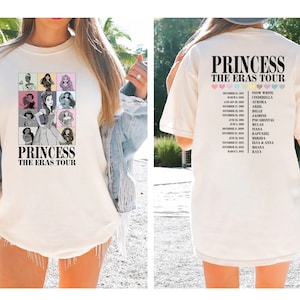 Comfort Colors® Princess Belle The Eras Tour Shirt, Princess Tour Shirt, Vintage Disney Shirt, Disney Princess Shirt, Princess Eras Tour
