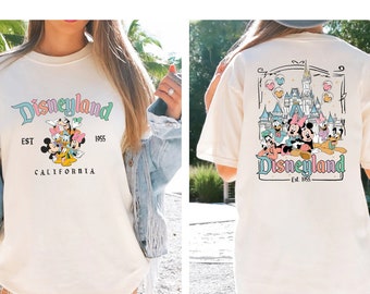 Comfort Colors® Disneyland California T Shirt, Disneyland Est. 1955 Shirt, Disneyworld Shirt, Disney Shirt, Mickey And Friends Shirt