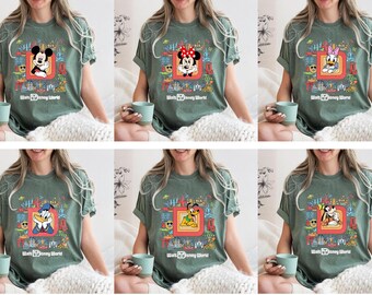 Retro Walt Disneyworld Shirt, Mickey And Friends Shirt, Disney Group Shirt, Disney Family Tee, Disney All Characters Shirt,Disney Trip Shirt