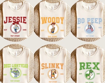 Disney Toy Story Characters Shirt, Buzz Lightyear Shirt, Woody Jessie Shirt, Toy Story Shirt, Disney Family Shirt, Kids Disney Shirt