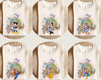 Disney Epcot Group Shirt, Vintage Epcot 1982 Shirt, Vintage Disney Shirt, Mickey And Friends, Epcot Trip Shirt, Kids Epcot Shirt