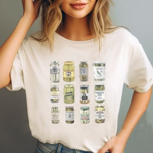 Retro Canned Pickles Sweatshirt, Pickle Lovers Hoodie, Pickle Crewneck Sweatshirt, Canning Shirt, Pickle shirt, Pickle Crewneck Sweatshirt