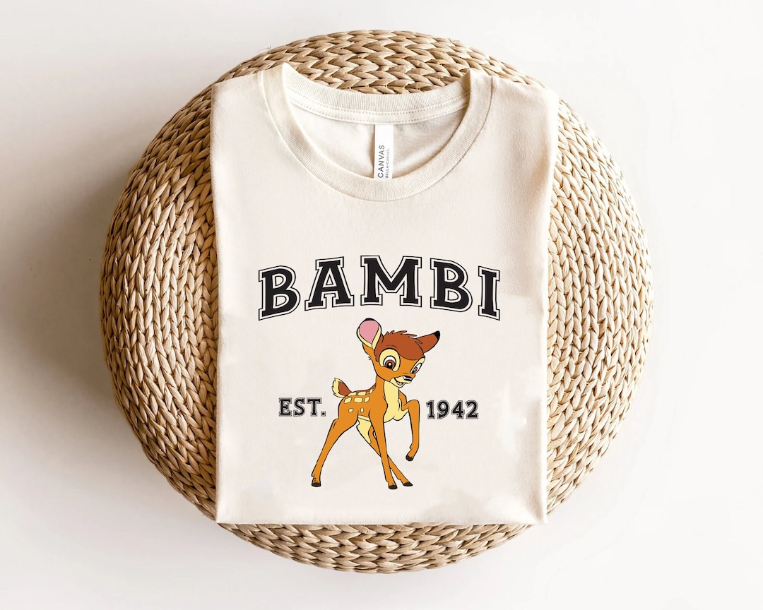 Disney Bambi Retro Shirt, Walt Disney World Unisex T-shirt