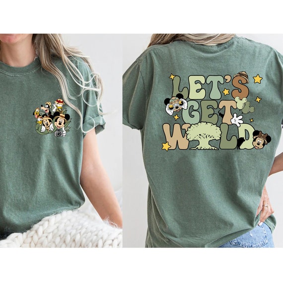 Comfort Colors® Disney Safari Shirt, Mickey and Friends Safari Shirt, Disney Family Safari Trip Shirt,Animal Kingdom Shirt, Bella Canvas Tee
