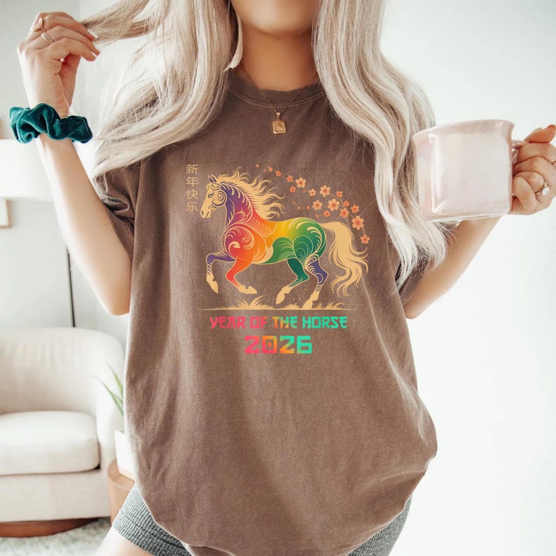 Year of the Horse 2026 Chinese New Year Shirt, Lunar New Year T-shirt ...