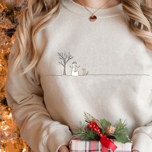 Christmas Snowman Sweatshirt, Christmas Hoodie, Snowman Shirt, Snowman T-Shirt, Christmas Crewneck, Christmas Shirts for Women