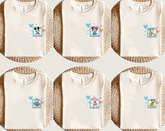 Disney Characters Unisex Shirt, Disney Character Sweatshirt, Vintage Disney Character Kids Shirt, Mickey / Minnie / Donald