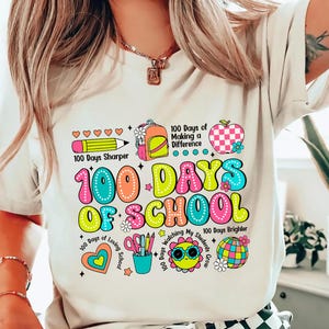 100 Days of School Shirt, 100 Days of Doing Teacher Things Sweatshirt, Happy 100 Days Of School, 100 Days Celebration Shirt, Teacher Gift