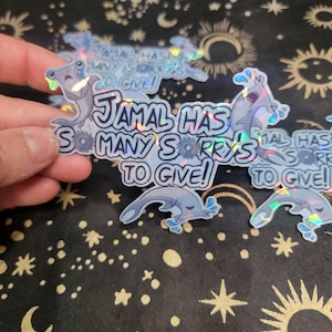 Jamal! Holographic Vinyl Sticker Dungeon Crawler Carl