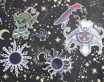 Dungeon Crawler Carl Temporäre Tattoos: Goblin Pass, Extinction Sigil