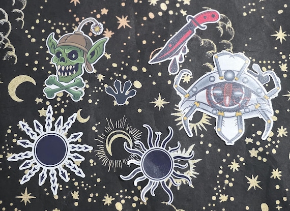 Dungeon Crawler Carl Temporary Tattoos: Goblin Pass, Extinction Sigil