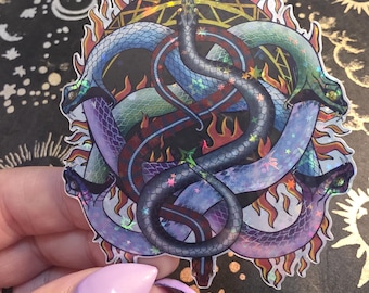 Feind der Kirche Diwata! Tattoo-Hologramm-Vinylaufkleber Dungeon Crawler Carl