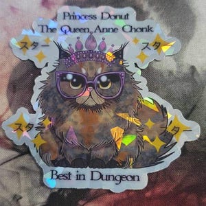 Princess Donut Holo-Vinyl-Sticker Dungeon Crawler Carl