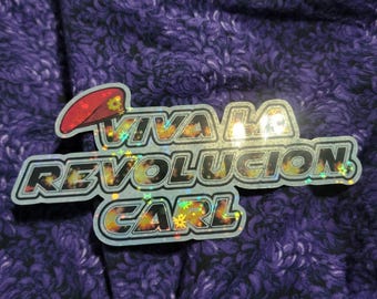 Viva La Revolucion, Carl Holographic Vinyl Sticker Dungeon Crawler Carl