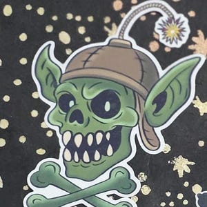 Dungeon Crawler Carl Temporary Tattoos: Goblin Pass, Extinction Sigil image 3