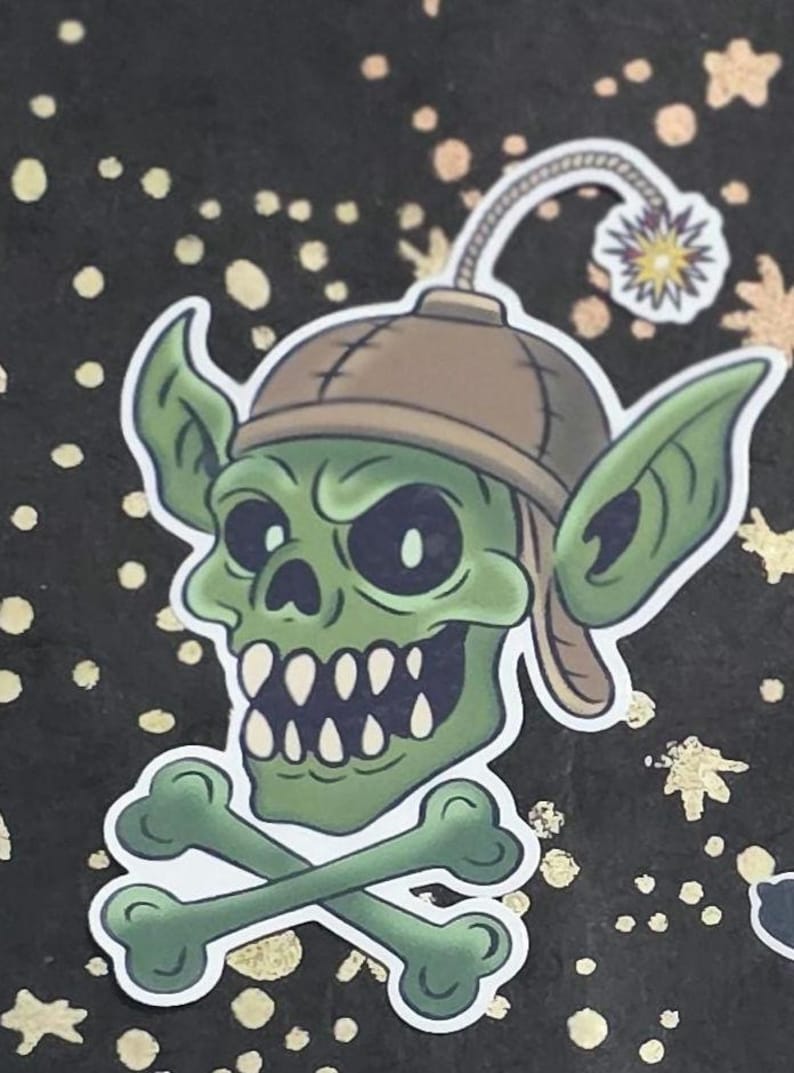 Dungeon Crawler Carl Temporary Tattoos: Goblin Pass, Extinction Sigil image 3