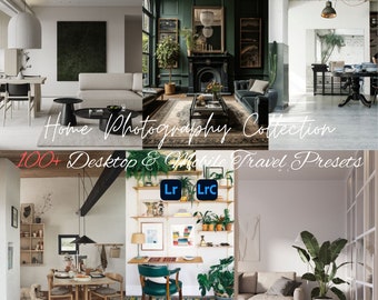 100+ Real Estate Lightroom Presets Mobile & Desktop Clean Interior Tidy Home Decor Blogger Influencer Photo Bright White Lifestyle Filters