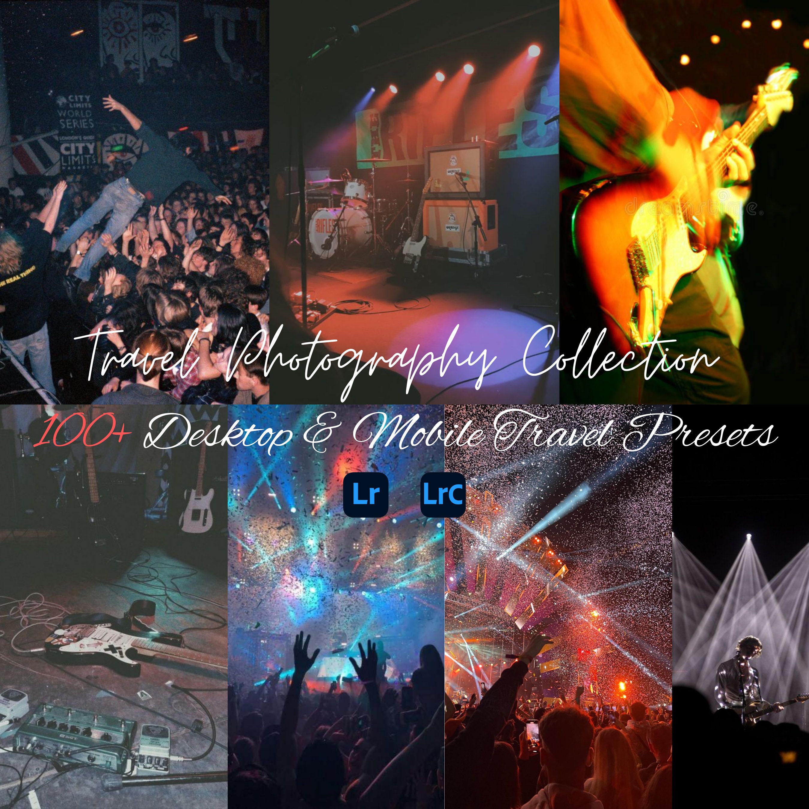 100+ BEST Concert Lightroom Presets Mobile & Desktop Night Club Live ...