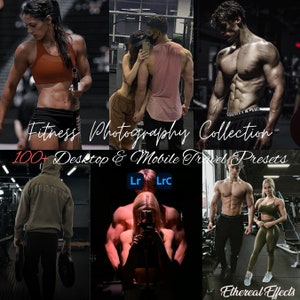 100+ FITNESS PRESETS Mobile & Desktop LIGHTROOM Gym Sport Instagram Sports Workout Filters Fitness Moody Action Selfie Blogger Bodybuilder