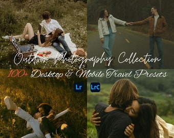 100+ Outdoor Natural Lightroom Presets Mobile & Desktop Photo Editing Filters IOS Android Clean Professional Couple Family Sunrise Sunset