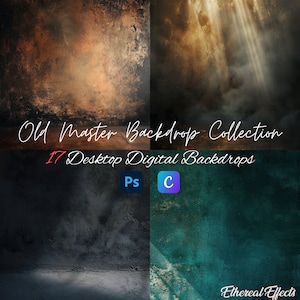 Old Master Background Vertical Portrait Studio Backdrop Grunge Digital JPG PNG Maternity Fine Art Textures Wedding Vintage Photography