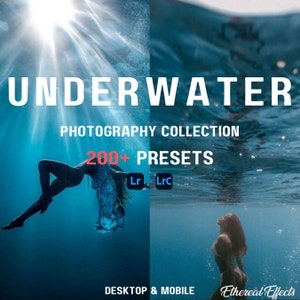 May include: A collection of 200+ underwater photography presets for Lightroom and Lightroom Classic. The presets are designed to enhance the colors and tones of underwater images, making them more vibrant and realistic. The presets are compatible with both desktop and mobile devices.