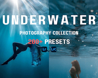 200+ UNDERWATER Mobile Desktop Presets Photography Filter Ocean Diving Moody Snorkeling Instagram Aquarium Cinematic Nature Filters