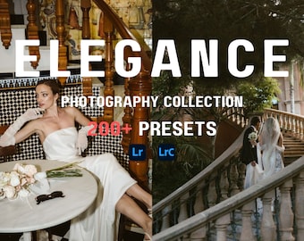 200+ Vogue Modern Wedding Lightroom Presets Candid Editorial Natural Film Styles Clean Bright Warm Photoshop Art Luxury Desktop Mobile