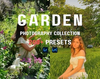 200+ Garden Mobile Desktop Lightroom Presets Sage Green Aesthetic Instagram Summer Blogger Nature Iphone Warm Moody Spring Flowers Vibrant