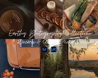 100+ WARM EARTH Lightroom Presets Mobile & Desktop Rich Tones Outdoor Photography Nature Filters Rustic Moody Film Brown Cottagecore Presets