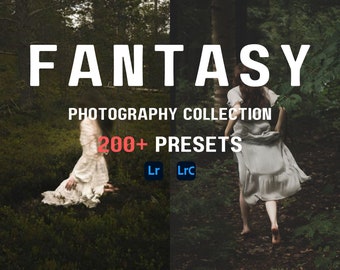 100+ MAGICAL FAIRYTALE Lightroom Presets Mobile & Desktop Warm Cosplay Dark Moody Fantasy Antique Bookstagram Reading Forest Autumn Witchy
