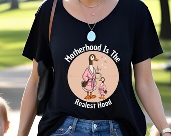 Funny Mom Life Goose Design: Motherhood Quote (Digital SVG PNG)