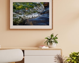 Beach Abstract Art Print, Coastal Photography, Modern Wall Decor