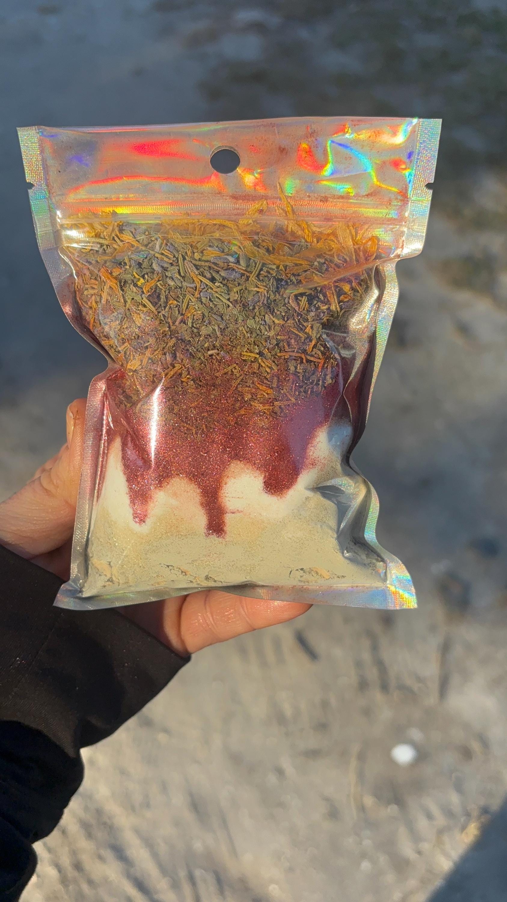 Self Love Bath Soak with Epsom Salt & Dried Flowers
