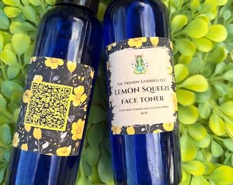 Lemon Squeeze Face Toner | Herbal Skincare for Clear, Glowing Skin