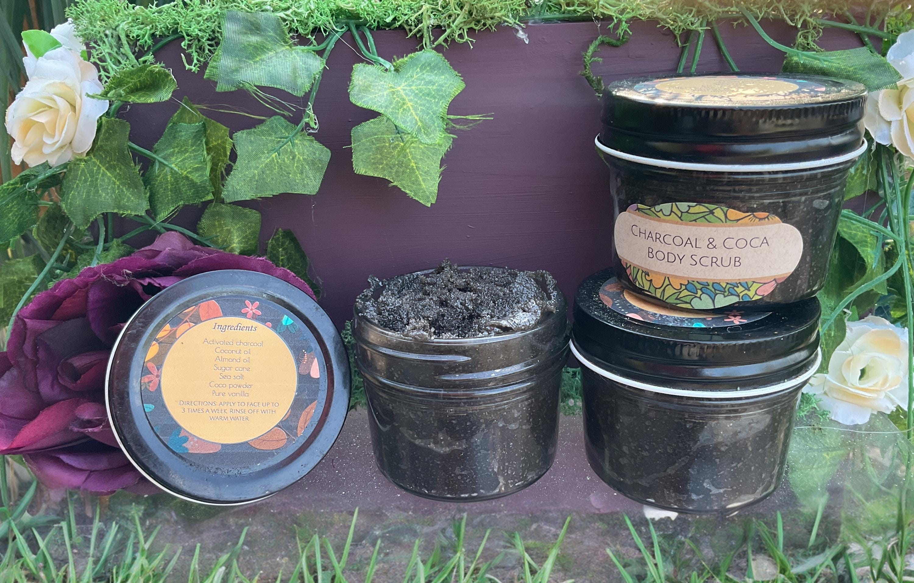 Exfoliating Charcoal & Cocoa Body Scrub