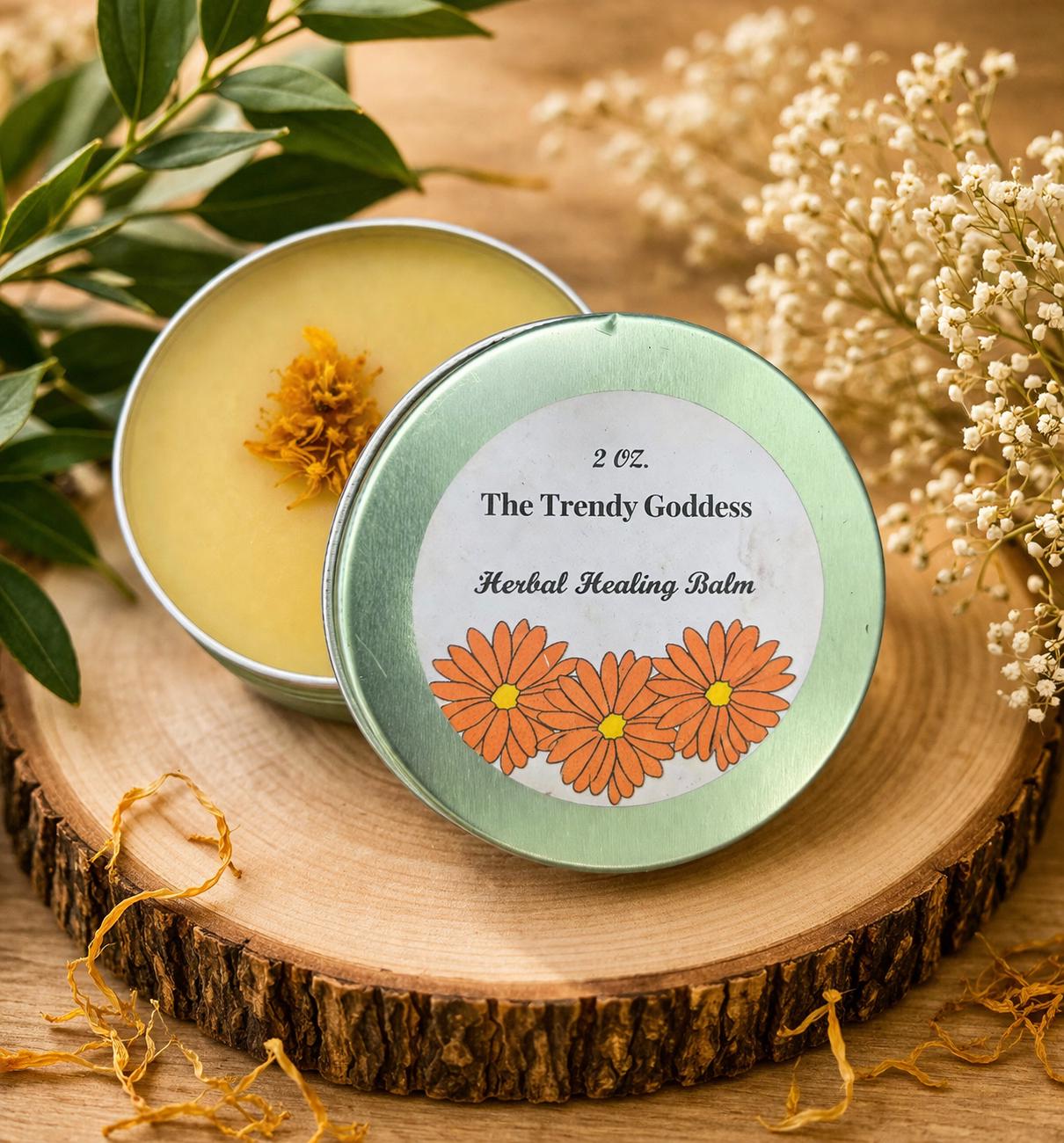 Herbal Skin Balm for Dry Cracked Skin