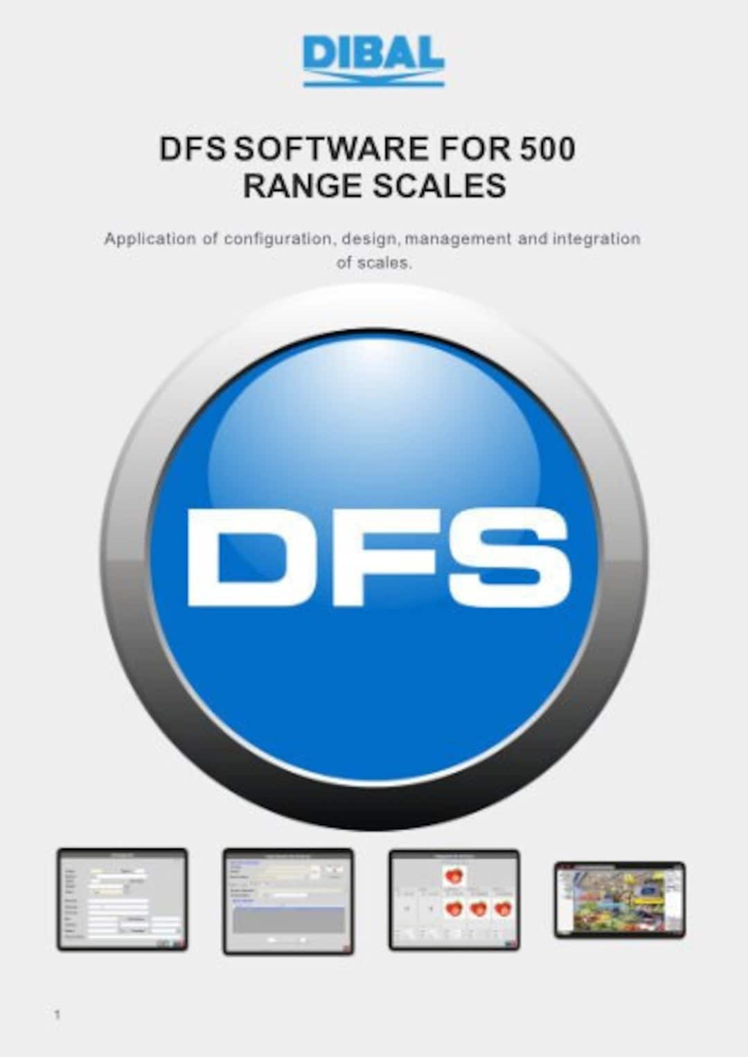 Dibal Friendly Software (DFS) - Software para balanças de pesagem para ...