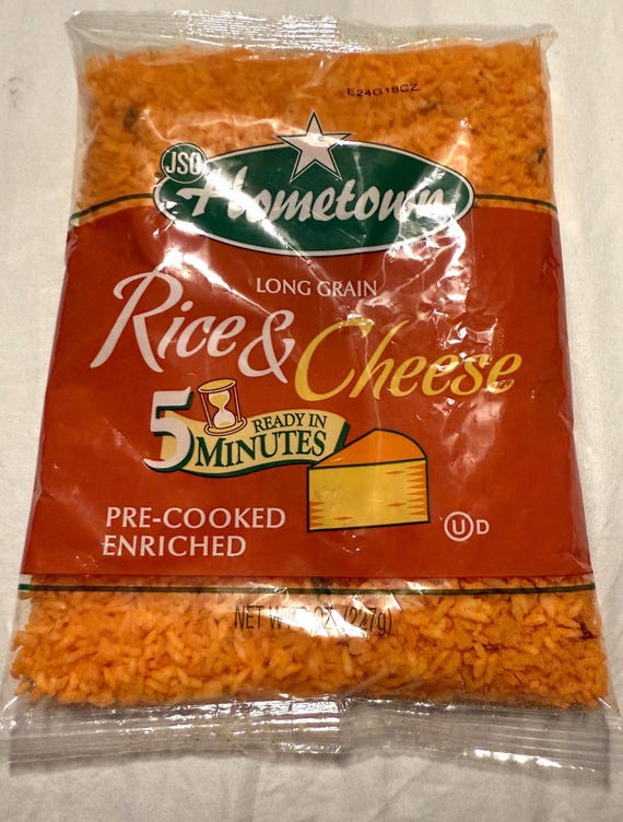 Hometown long grain rice & cheese (8oz)