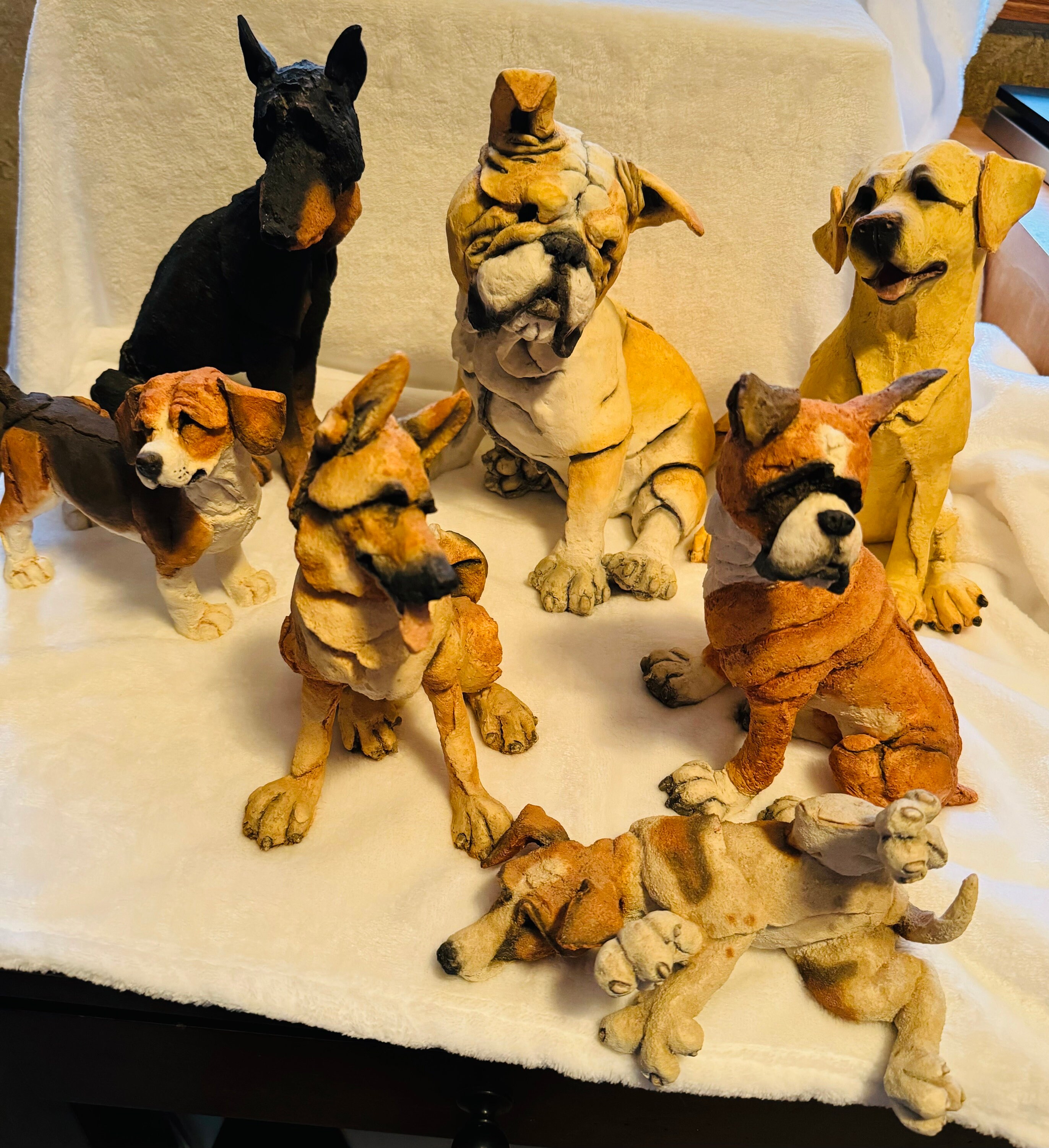 A Breed Apart Dogs and Horse Whimsical Decor. Variety of Dog Breeds