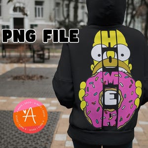 Homer Simpson png | The Simpsons Clipart | High Resolution 300 DPI | Homer simpson T-Shirt & Mug Wrap Design, Homer art, hoodies | PNG FILE