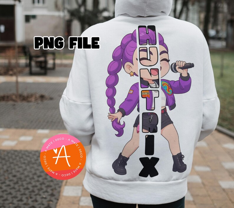 Huntrix Microphone Roun Huntrix PNG, Huntrix, Rumi Clipart, 300 Dpi, Huntrix Hoodie, Huntrix ...
