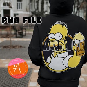 Homer Simpson png | The Simpsons Clipart | High Resolution 300 DPI | Homer simpson T-Shirt & Mug Wrap Design, Homer art, hoodies | PNG FILE