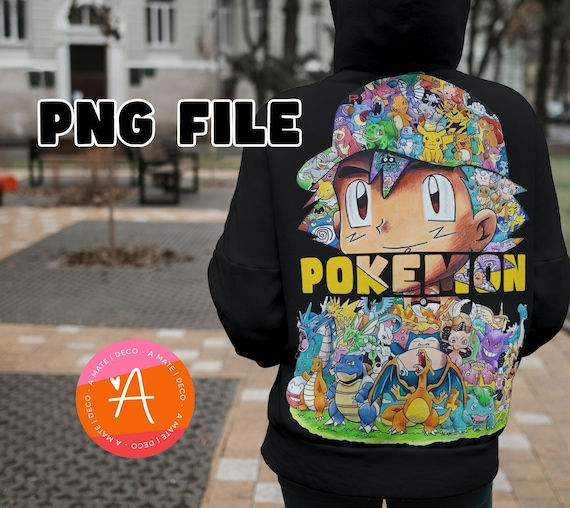 Pokemon PNG, Pikachu, Pokemon clipart, 300 dpi, pokemon hoodie, pokemon design, pokemon mug wrap, pokemon art,PNG File Only