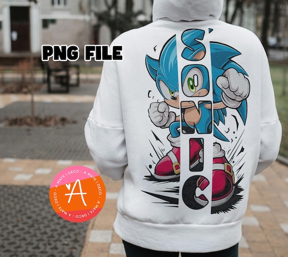 Sonic PNG, Sonic, Sonic clipart, 300 dpi, Sonic hoodie, Sonic design, Sonic mug wrap, Sonic art,PNG File Only